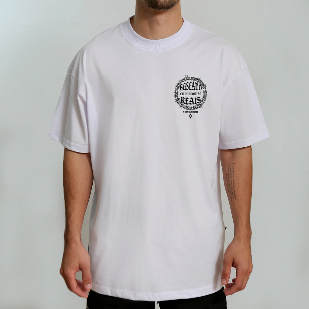 CAMISETA OVERSIZED BASEADO EM FATOS REAIS