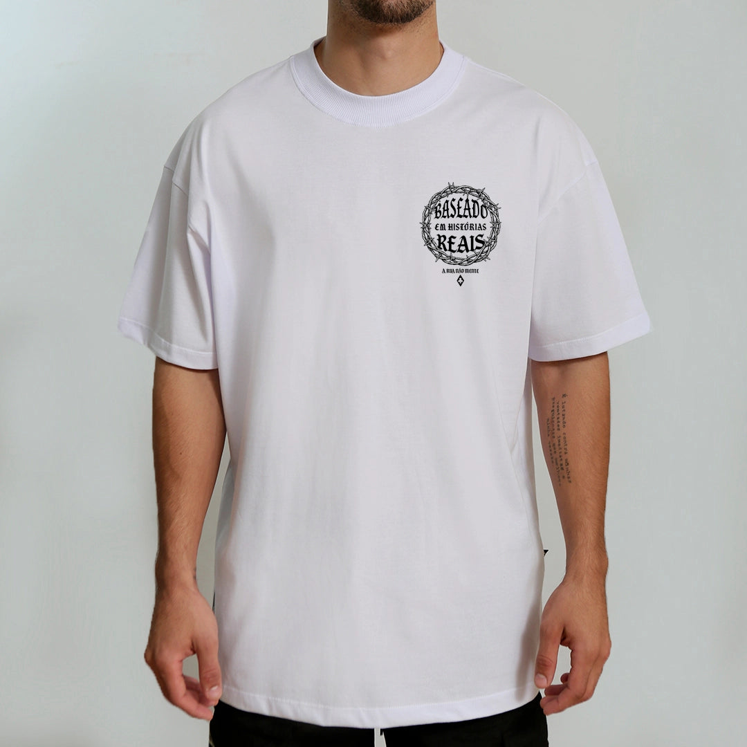 CAMISETA OVERSIZED BASEADO EM FATOS REAIS