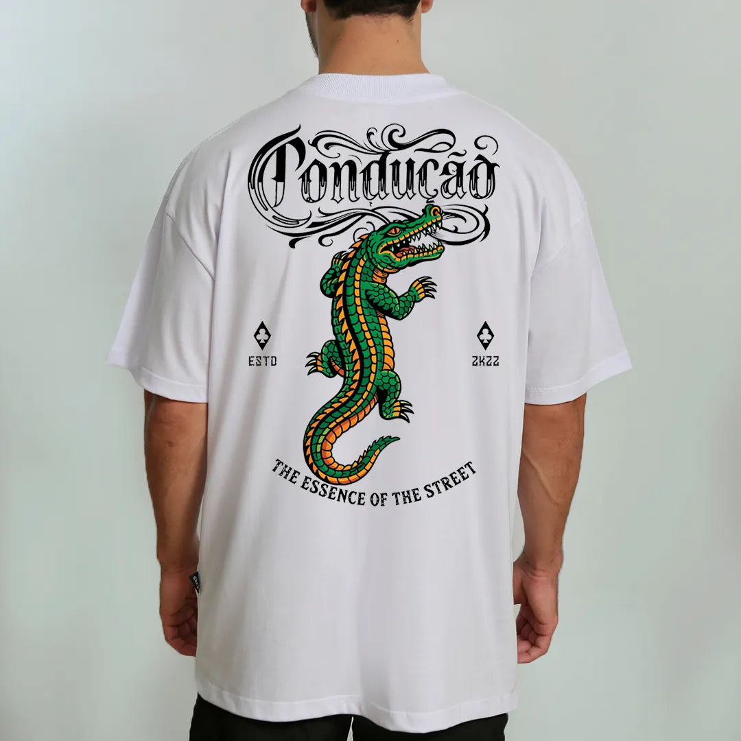 CAMISETA OVERSIZED CROCODILO