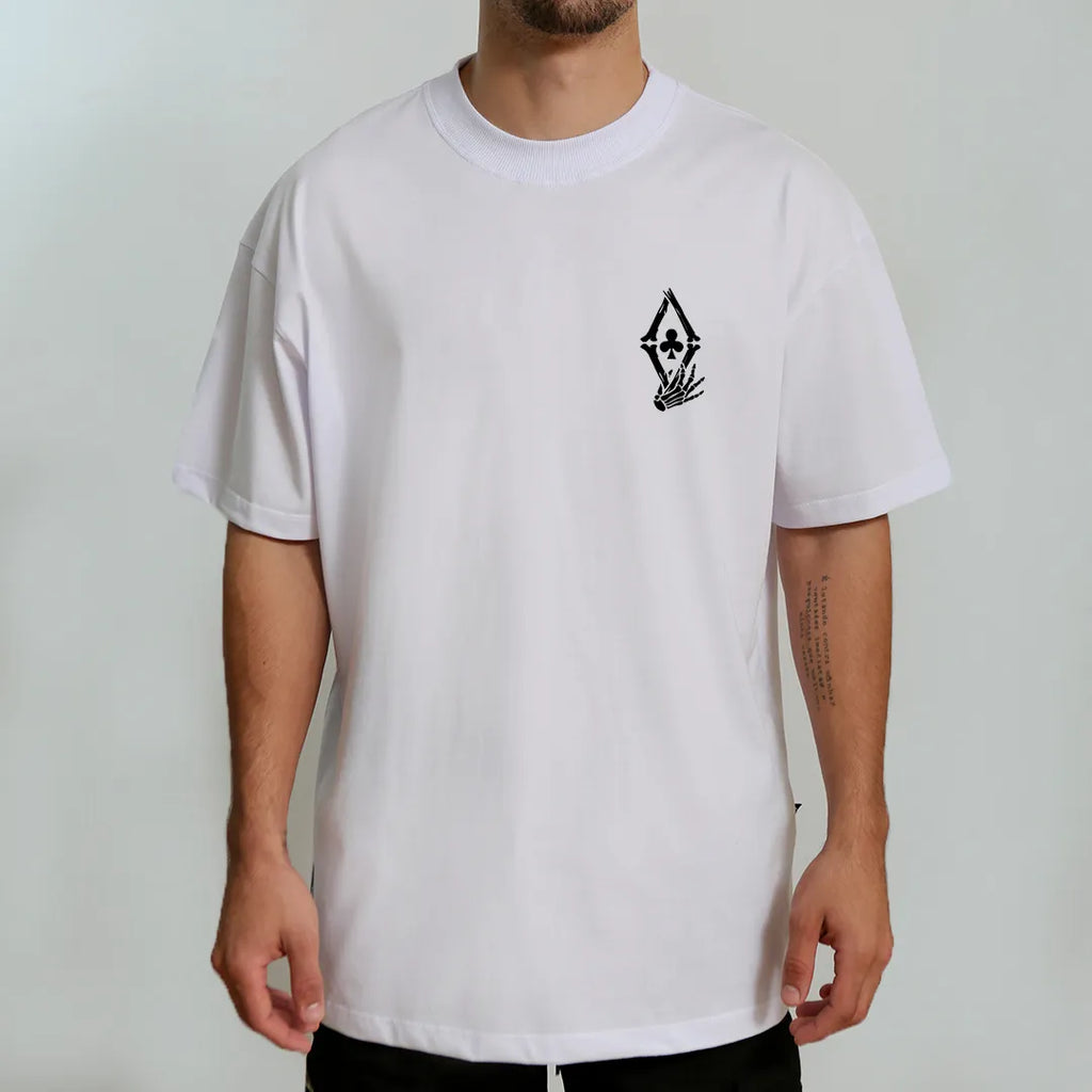 CAMISETA PRETA MANGA CURTA CONDUÇÃO BREAKING BONES